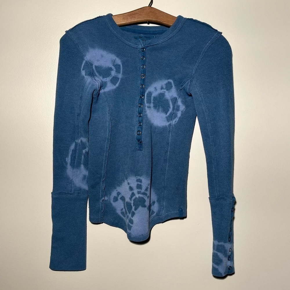 We The Free Indigo Dyed Thermal Top